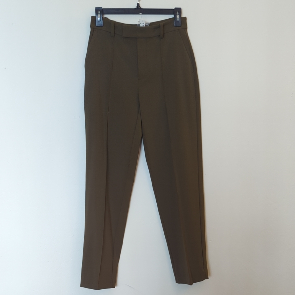 Madewell Women's Olive Green Dress Pants - Never Worn